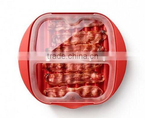 Microwave Bacon Maker & Cooker with Lid