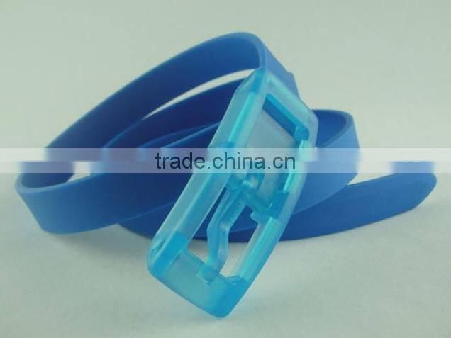 HOT SALE COLORFUL SILICONE BELT, RUBBER LADY BELT, ADULT BELT
