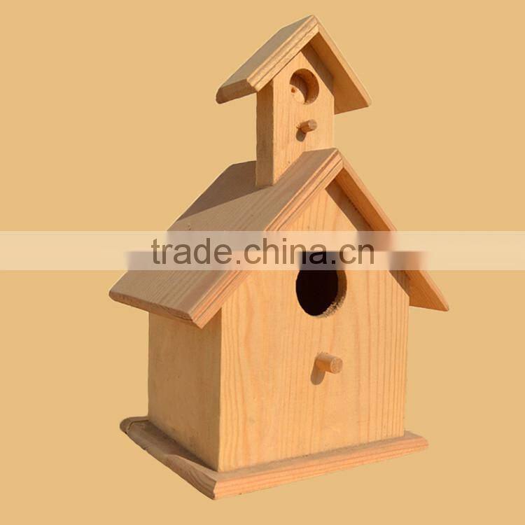 desktop decorative small wooden bird houses nest