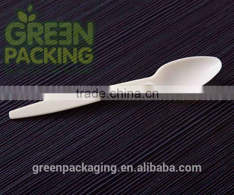 Biodegradable unbleached corn starch disposable cutlery