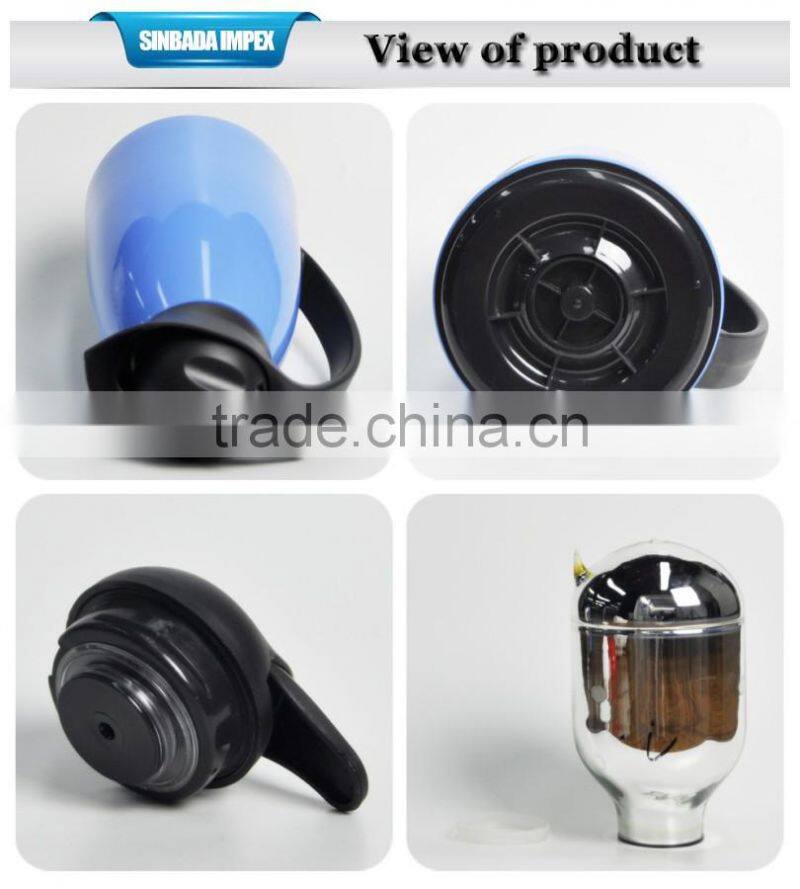 China factory supply 1.0L plastic thermos with glass inside