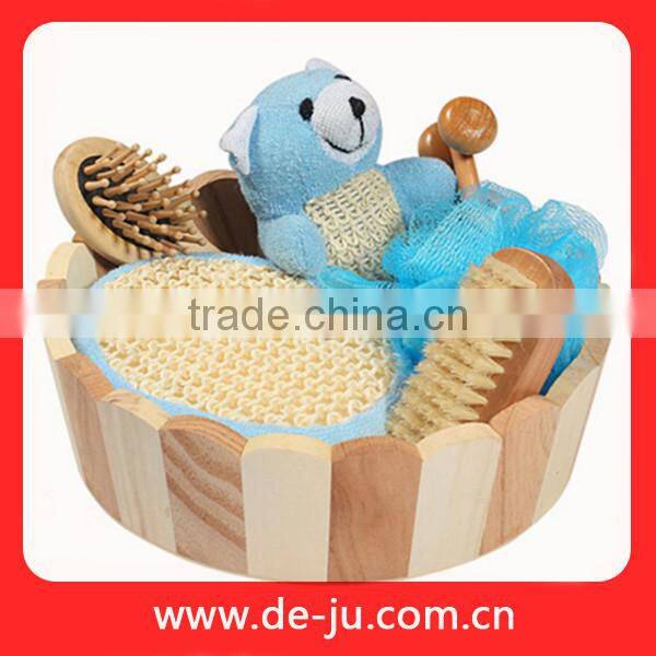 5 pieces Spa Bath Set Gift Set Resort Wooden Gift Set
