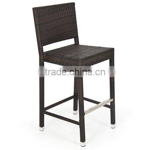 Outdoor Wicker Barstool All Weather Brown Patio Furniture New Bar Stools