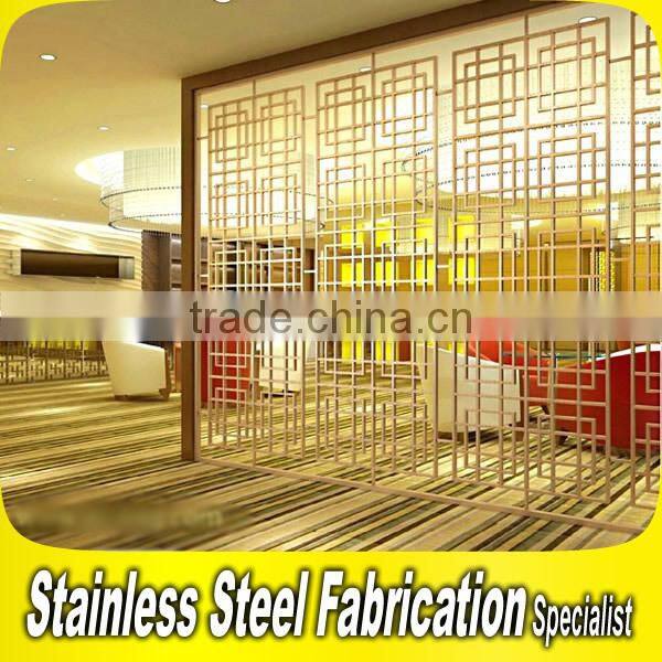 Wholesale Custom Design Wrong Iron Room Divider for Restaurant