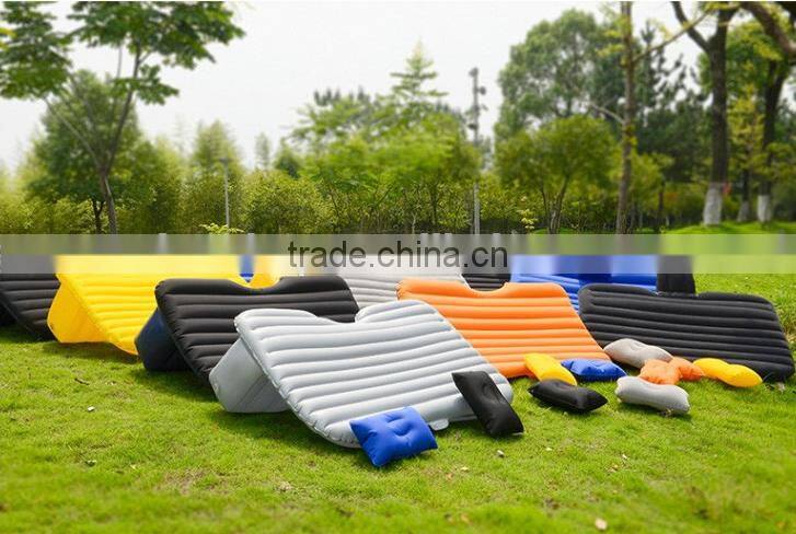 Factory Direct EN71 PVC High Quality Travel Car Bed, Inflatable Air Car Mattess, Portable Folding Car Inflatable Mattress