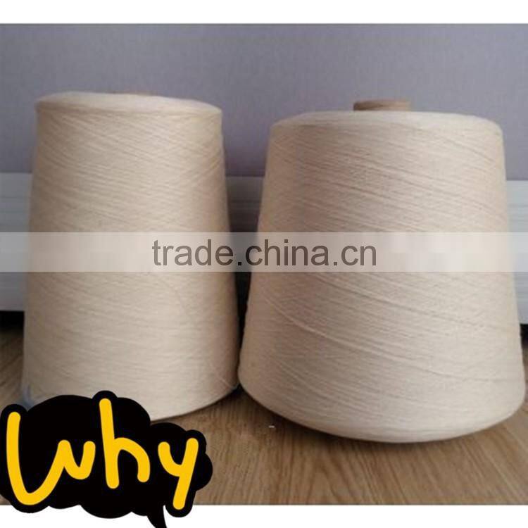 High quality recycled carded raw cotton yarn for working gloves 30s