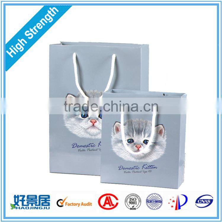 Hot Sale Customized Paper Bag / High quality Branded Retail Paper bag / Full color printing custom paper gift bags