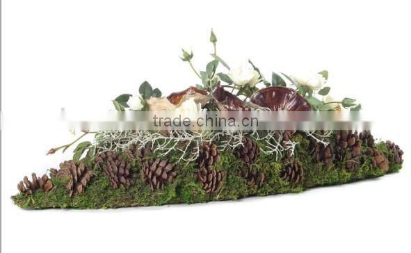 cemetery moss flower pot