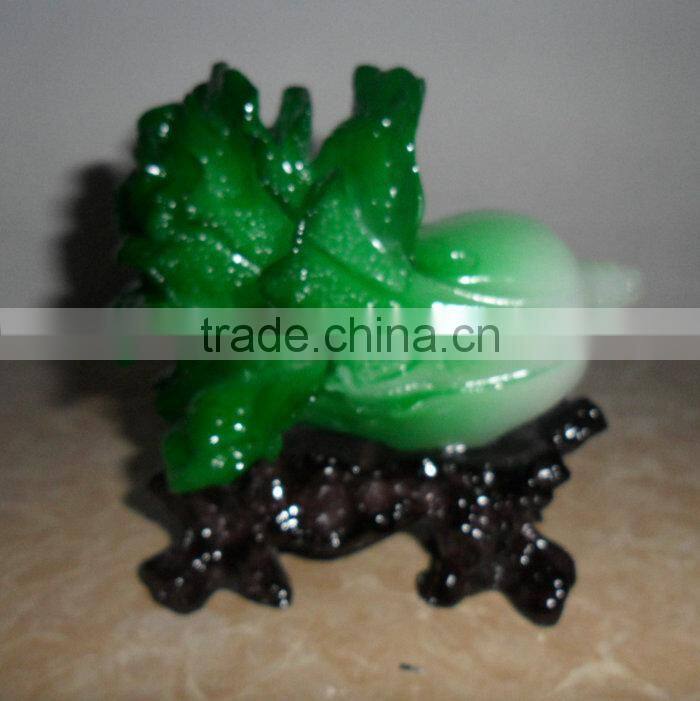 Resin jade cabbage home decoration