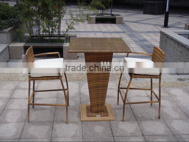 Club Pub Furniture Aluminium Rattan Bar Stool, Bar Stool Chair, Bar Stool High Chair