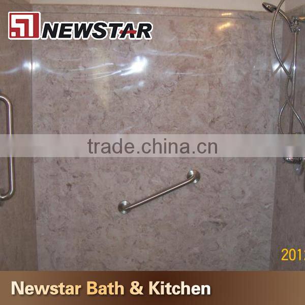 Customize accept China polished artificial marble tub surrounds