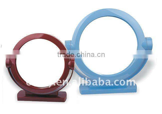 2011 rectangle double and sliver plastic Cosmetic Mirror