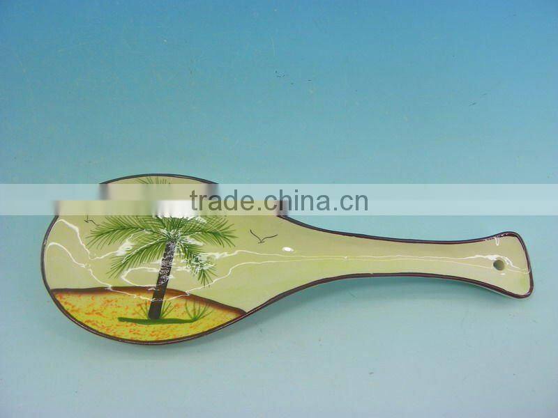 CERAMIC SOUP SPOON