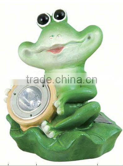 Solar powered resin light