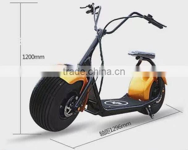 new arrival 60v 1000w citycoco 2 wheel electric scooter