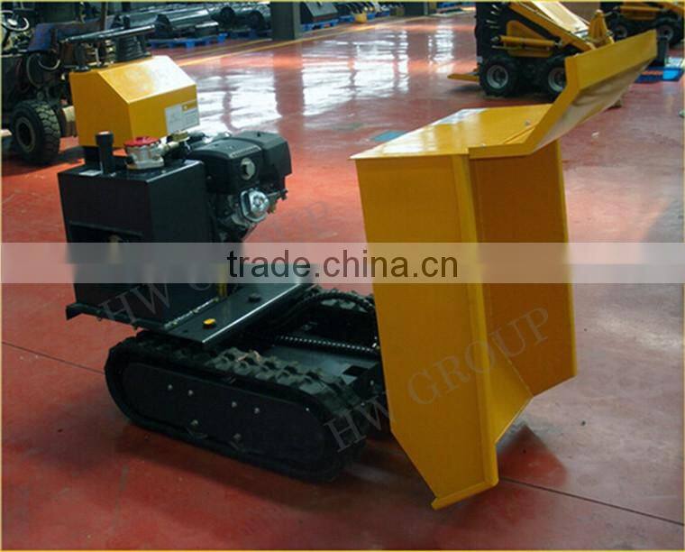 Factory Supply Cheap Price Garden Hydraulic Crawler Mini Dumper