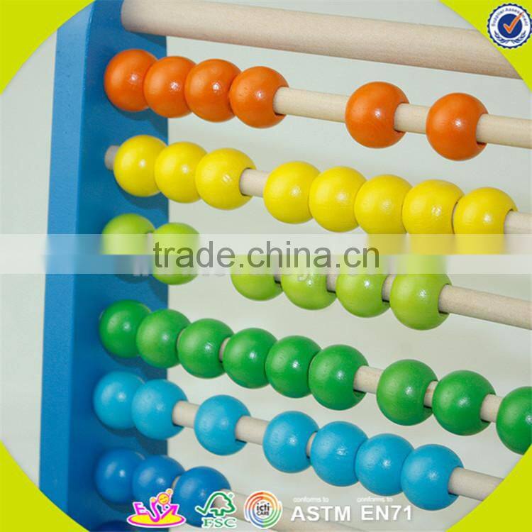 wholesale multifunctional Kids wooden abacus toy Colorful wooden toy abacus superior quality wooden abacus toy W12A010