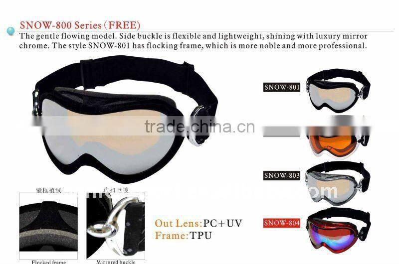 anti-fog anti-UV eyeglasses,vizzo snow goggles, vizzo ski goggles