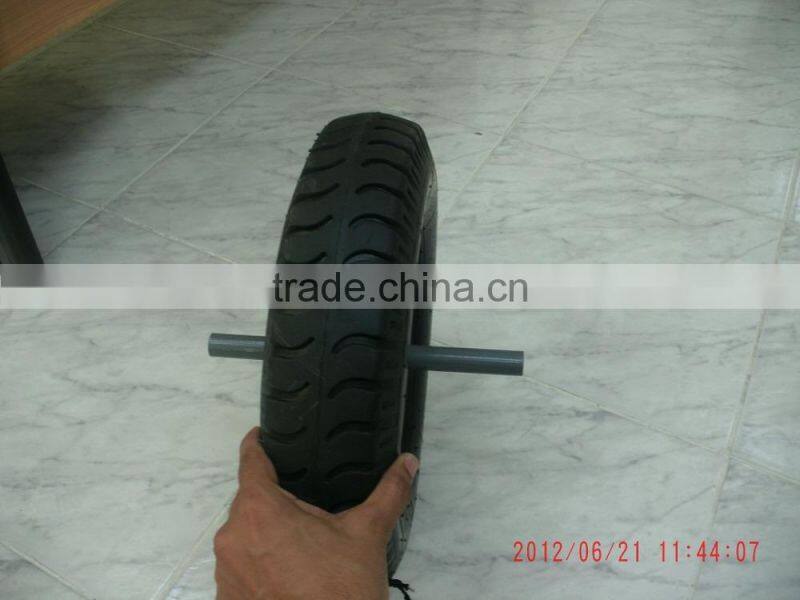4.80/4.00-8 rubber wheel with steel rim made in china