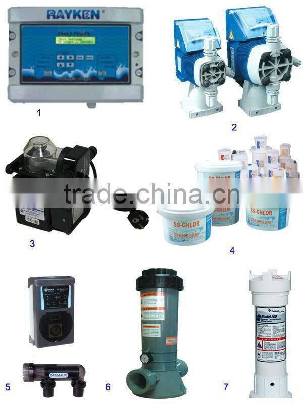 Swimming pool equipment for big size, middle size and small size skimmer pool