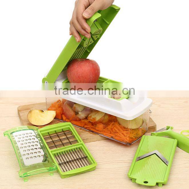 FACTORY SALE !!! 12 Pcs TV Vegetable Fruit Multi Peeler Cutter Chopper Slicer Kitchen Cooking Tools For Salad