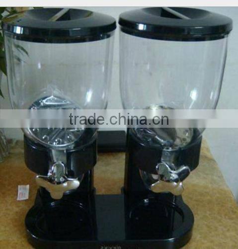 double head Grist Mill,Cereal food Dispenser, grain mill