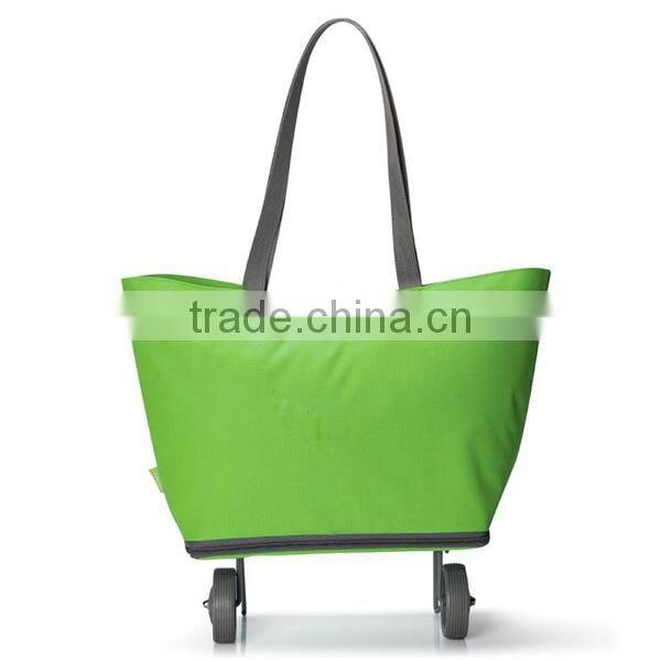 Wheeled Folding Grocery Shopping Trolley Bag