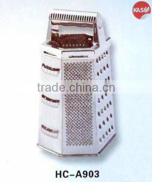 6 sides 9 inch grater ruber nonslip good grip multi purpose kitchen utensil