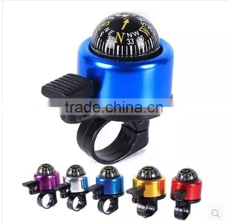 Hot Sale Colorful Bike Bell Compass Ring Bells Outdoor Door Sports Cycling Bells Bicycle Alarm Sound Crisp for Mountain Cycling
