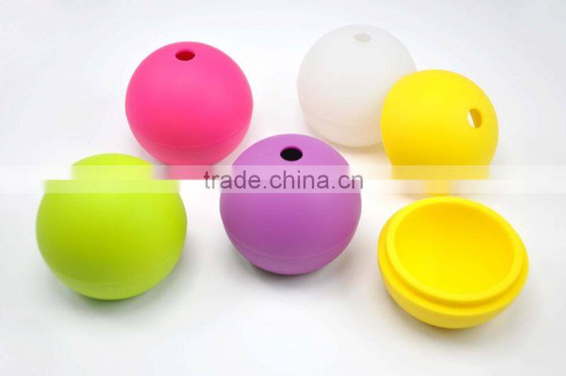 silicone ice ball tray three connect ball