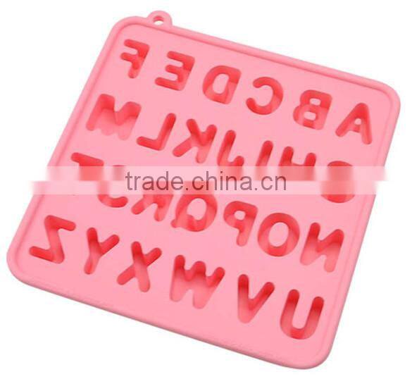 Custom reusable Letter shape ice cube tray