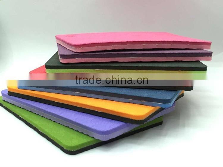 Wholesale ECO double color double layer anti-slip TPE Yoga Mat For Fitness