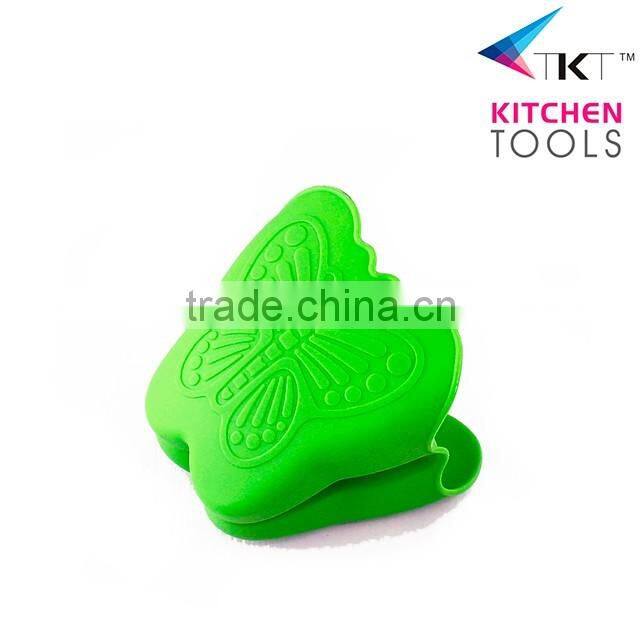 Dog head shaped Silicone mitt heat shielding gloves oven protection mitt