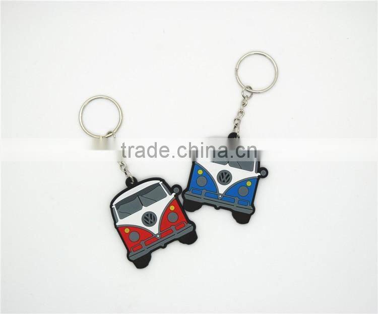 2016 Factory price custom rubber pvc keychain in China