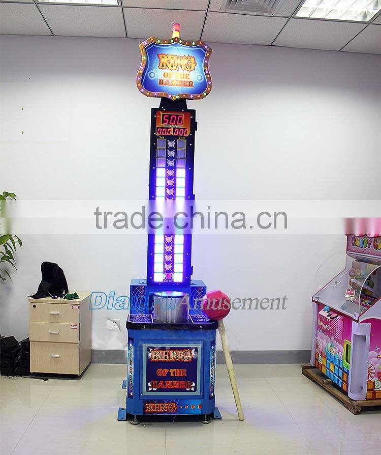 King of hammer arcade lottery ticket game machine for christmas
