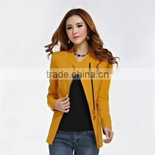 New Design women's long-sleeve short winter jacket zipper jackets female coat woman's clothing outwear