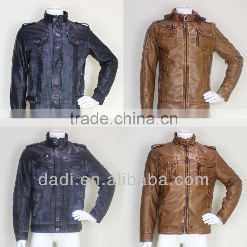 Fashion Genuine Leather Jacket For Men