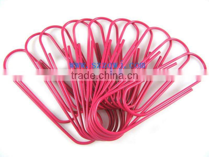 Large assorted colours bookmark gem clip paperclips