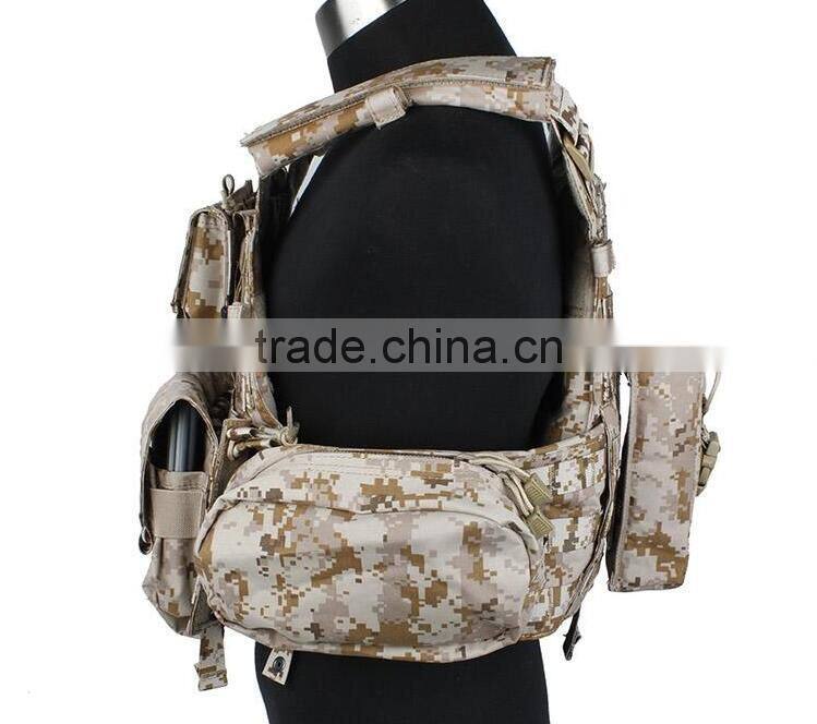 1000D digital desert camouflage lightweight 5 bags military tactical bulletproof vests