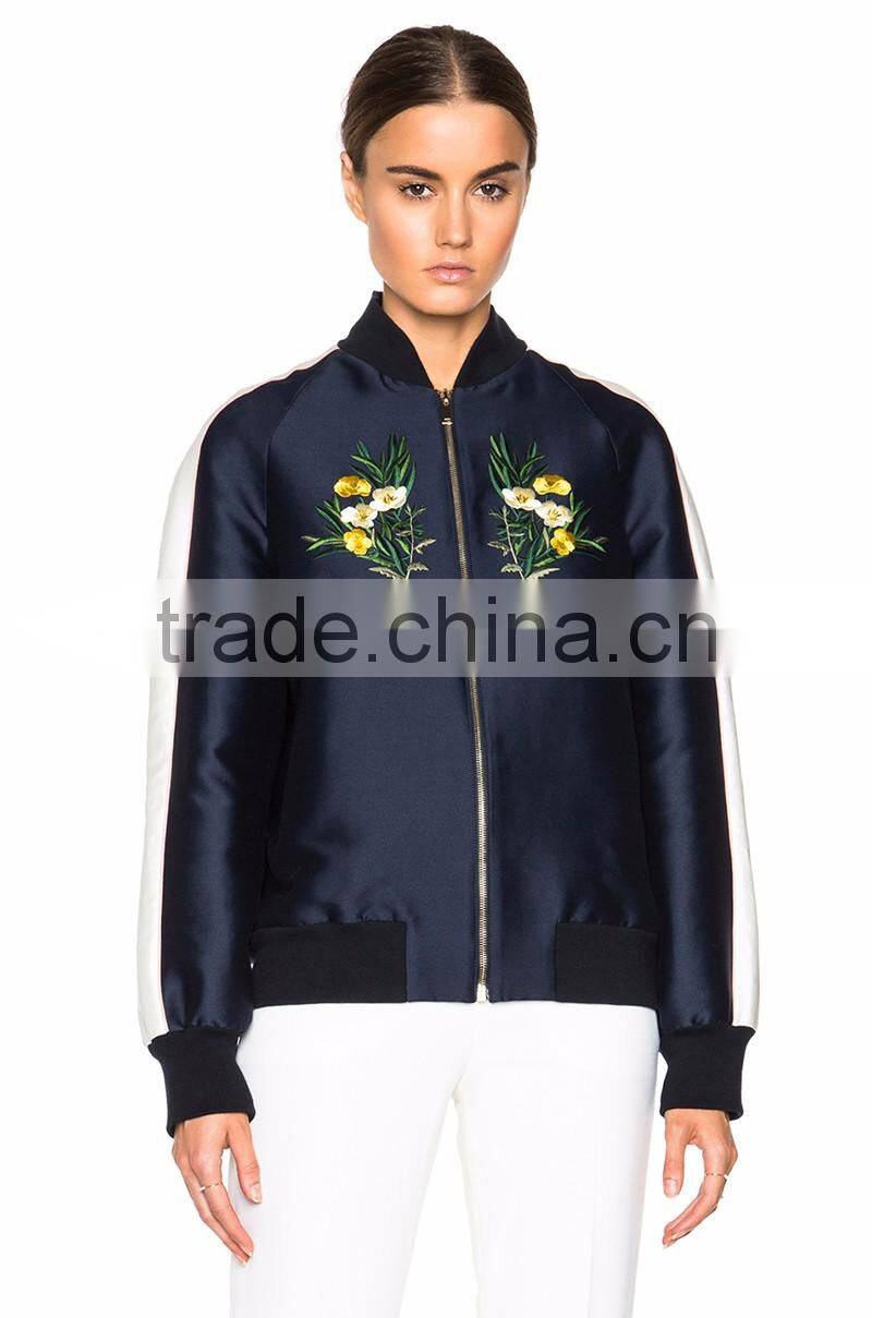 fashion stylish women custom embroidered jackets winter