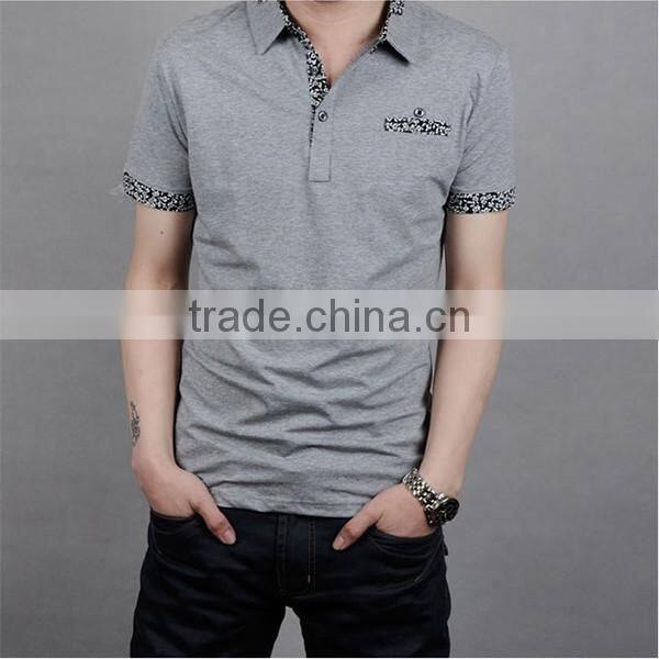 2016 latest collar tshirt design blank tshirt no label polo tshirt printer