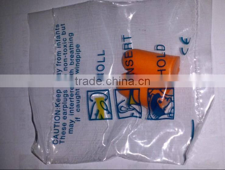 Disposable anti-noise foam bullet shap foam earplugs
