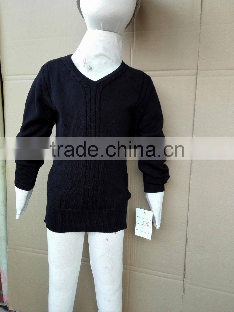sales cheap cottton knitted kids boys pullover sweater