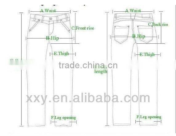2012 Lastest Stylish Womens True Jeans Women Pants Black Color