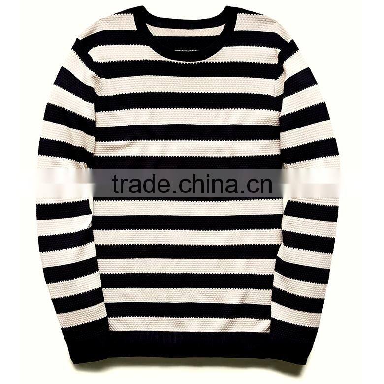fashion simple style striped knitted T-topper men sweaters