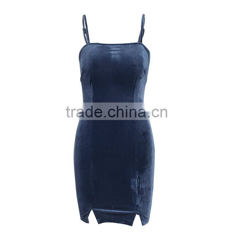 Backless Velvet Fabric Sexy Honeymoon Dresses Bow Bodycon 2017 Dresses Women Lady