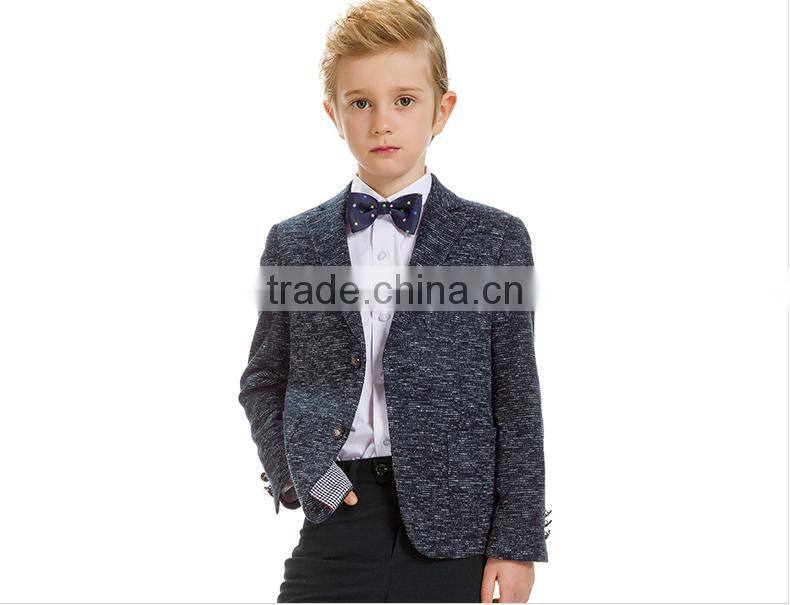 ELPA 2016 Style boy's spring autumn Knitted fabric casual boy blazer with black Elbow Patch