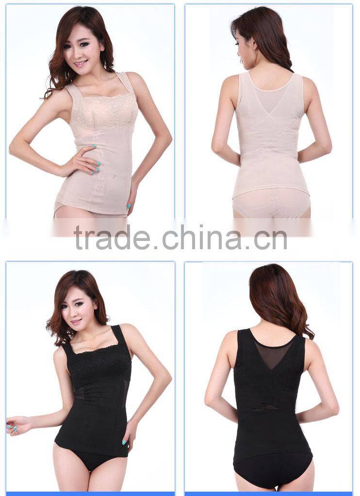 fashion transparent lace flower seamless fitness tank top