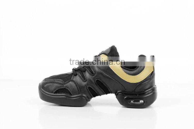 2013 Leather and Mesh High Quality Jazz Dance Sneaker