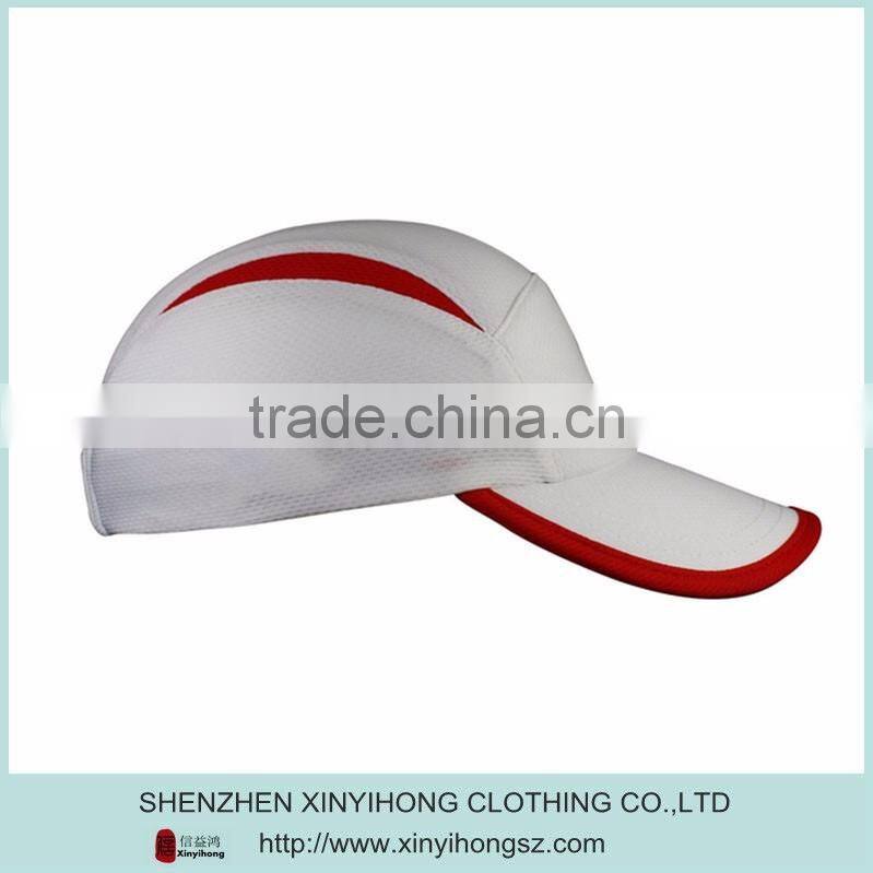 wholesale polyester mesh quick dry golf cap , sports hats with 3D embroidery logo